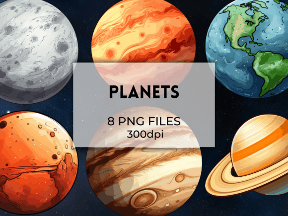Download Planets, Solar System, Clipart - Planets Collection