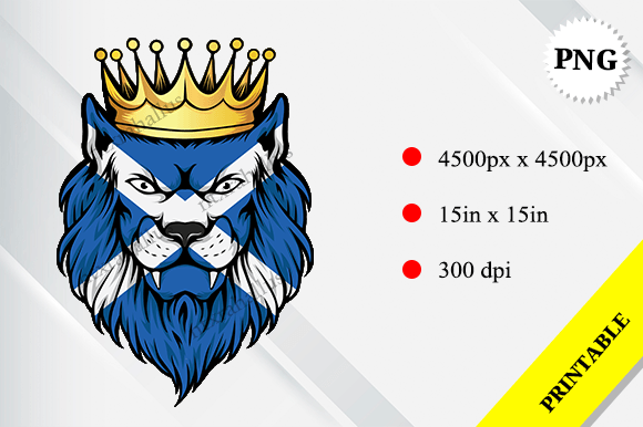 Download Scotland Lion King Flag - Lion king Collection
