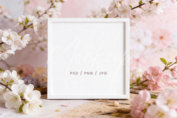 Download Square Wood Frame Mockup - Wood frame mockup Collection
