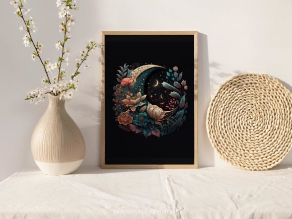 Download Boho Moon Printable Wall Art - Printable wall art Collection