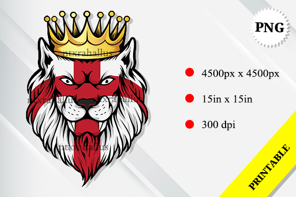 Download England Lion King Flag - Lion king Collection